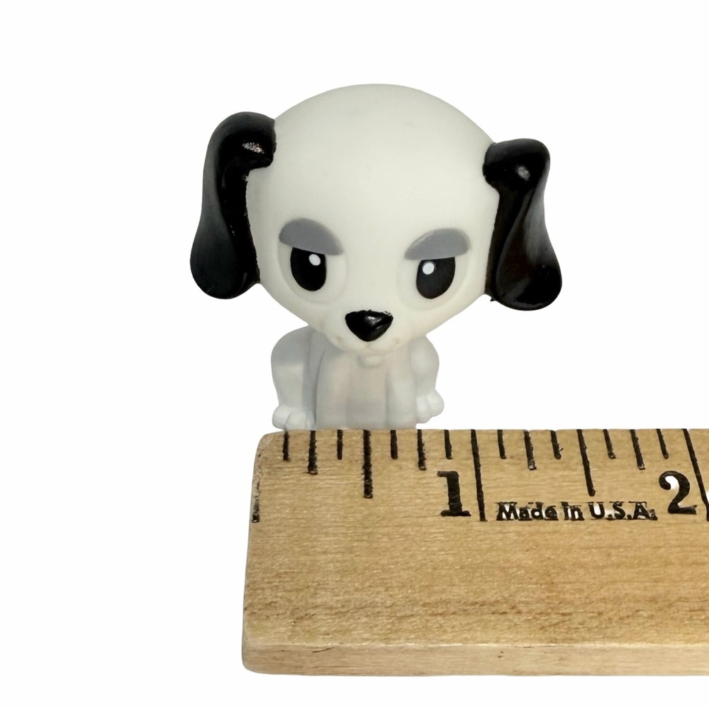 1997 Mannix Puppy Surprise Dog Figure Black White Bobble Head Puppy Vintage 90s - Picture 8 of 9